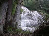 The bridal veil waterfall, BC