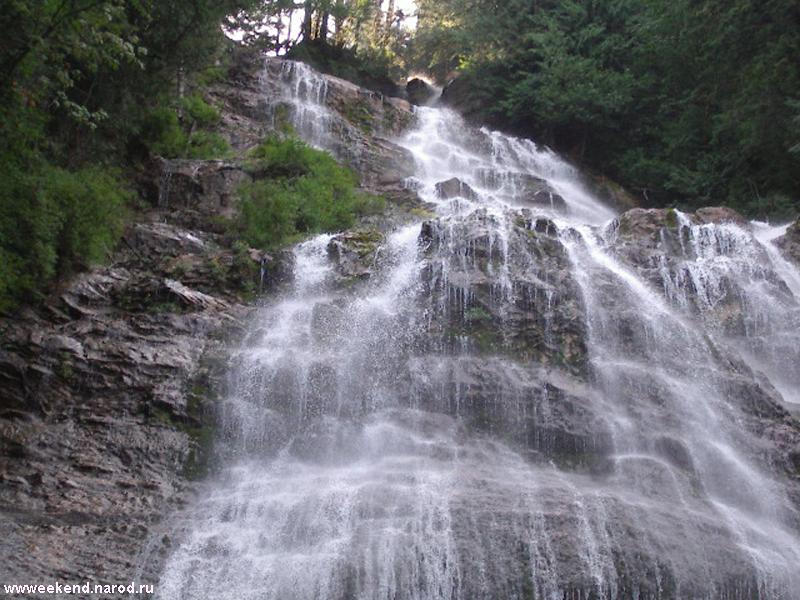 Bridal veil waterfall